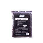 Black Waterproof Drop Sheet 1.5m x 1.5m